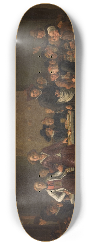 Jan Victors - Peasant Wedding 8.25 inch art skate deck