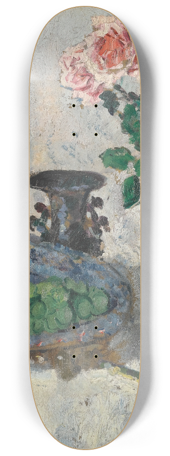 George Leslie Hunter - Still Life With Fruit And Roses 8.25 inch art skate deck