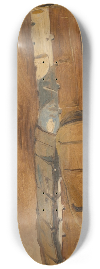 Jan Weissenbruch - Lange schuit met schipper 8.25 inch art skate deck