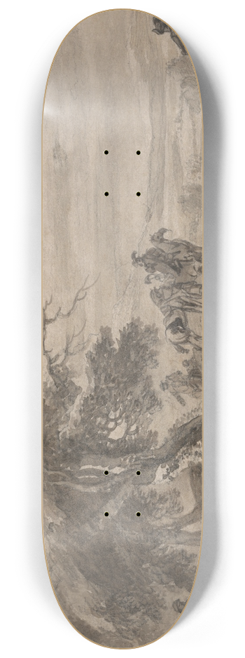 Jan Wyck - Stag Hunting 8.25 inch art skate deck