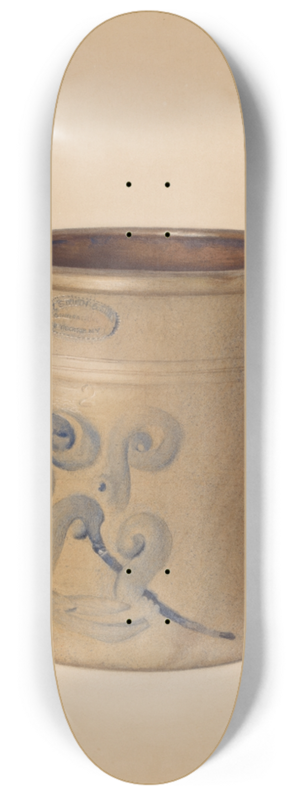 George Loughridge - Crock 8.25 inch art skate deck