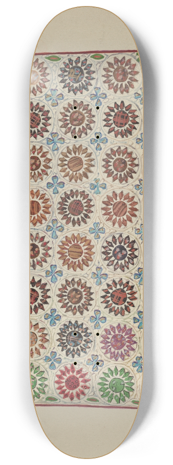 George Loughridge - Quilt 8.25 inch art skate deck