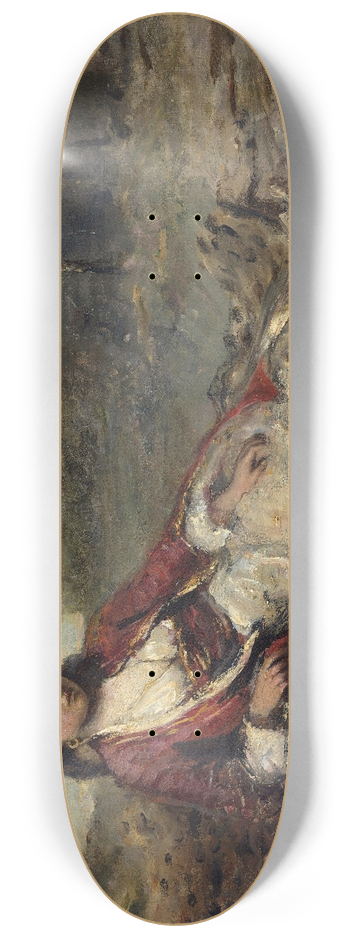 Jean-Baptiste-Camille Corot - Algrienne 8.25 inch art skate deck