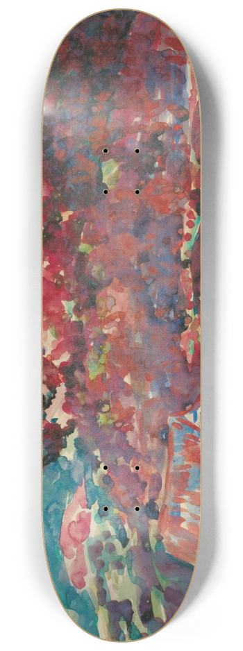 George Luks - Purple Hills 8.25 inch art skate deck