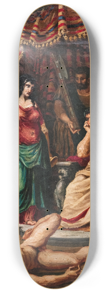 Jean-Baptiste Cariven - Nero trying poisons 8.25 inch art skate deck