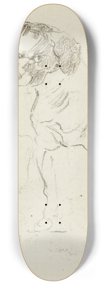 Jean-Baptiste Carpeaux - Etude de chien 8.25 inch art skate deck