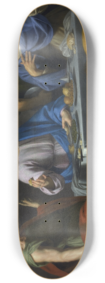 Jean-Baptiste de Champaigne - Supper at Emmaus 8.25 inch art skate deck