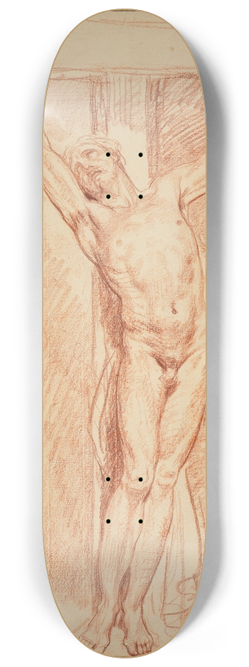 Jean-Baptiste Greuze - Christ Crucified 8.25 inch art skate deck