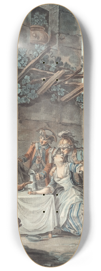 Jean-Baptiste Morret - Le Paysan Mecontent 8.25 inch art skate deck