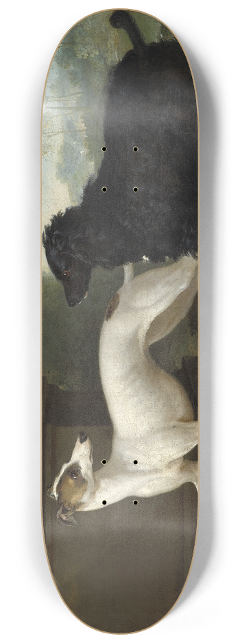 Jean-Baptiste Oudry - Misse and Luttine 8.25 inch art skate deck