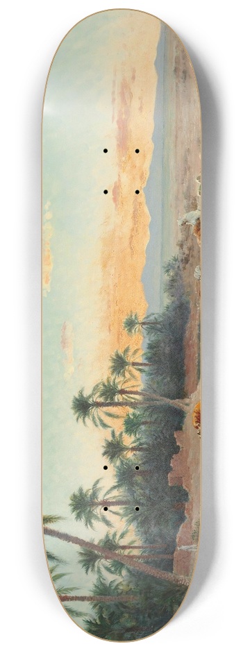 Jean Baptiste Paul Lazerges - The Caravan 8.25 inch art skate deck
