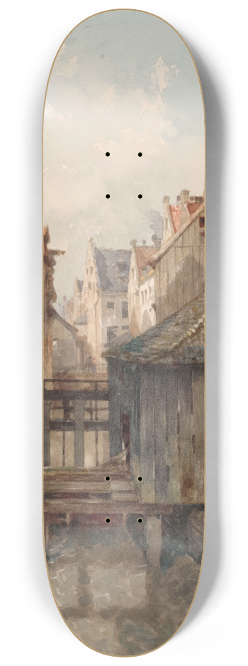 Jean-Baptiste van Moer - Old Brussels 8.25 inch art skate deck