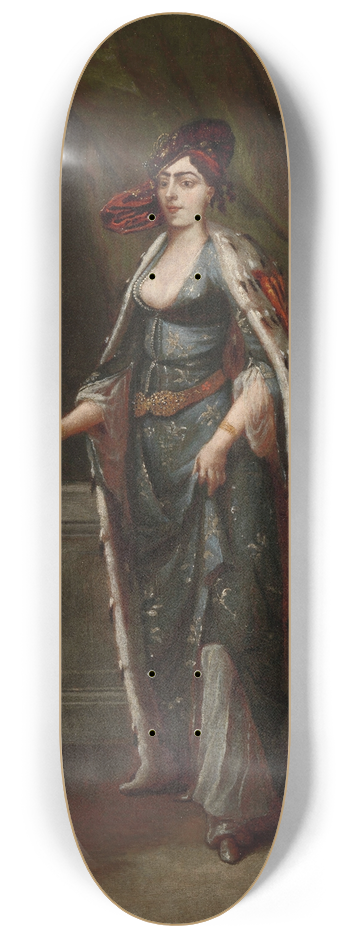 Jean Baptiste Vanmour - A Turkish Woman 8.25 inch art skate deck