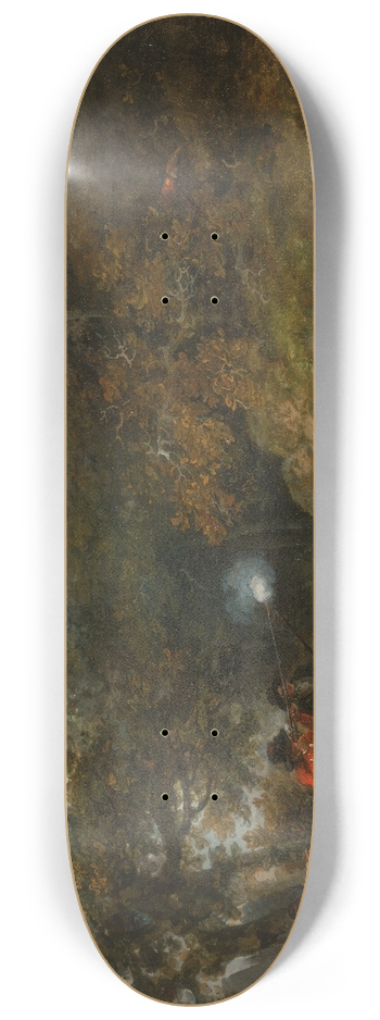 George Morland - Pheasant Shooting 8.25 inch art skate deck