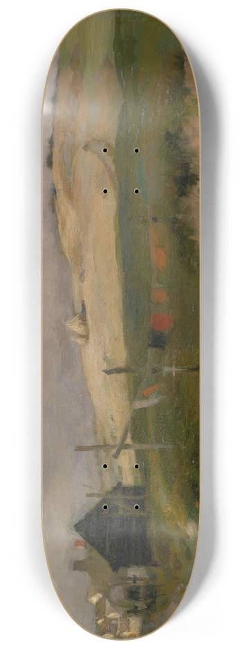 Jean Charles Cazin - Landscape 8.25 inch art skate deck