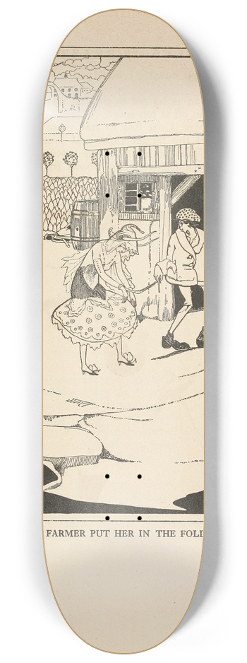 Jean de Bosschre - The farmer put her in the fold 8.25 inch art skate deck