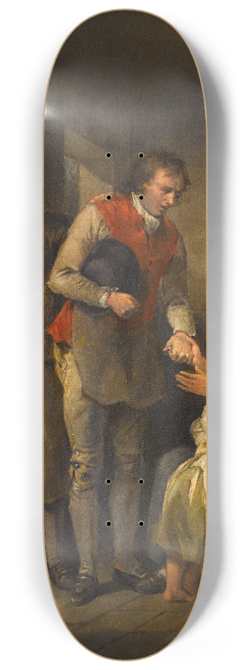 George Morland - The Power Of Justice 8.25 inch art skate deck