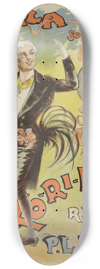 Jean de Paleologue - Scala Tous Les Soirs Ko-Ko-Ri-Ko 8.25 inch art skate deck