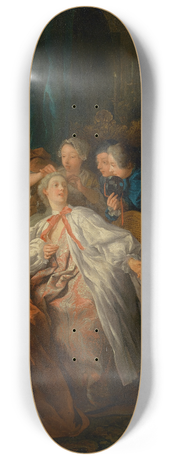Jean-Franois de Troy - Before the Ball 8.25 inch art skate deck