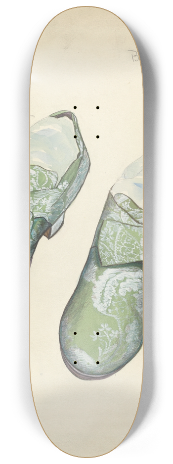 Jean Gordon - Brocade Shoes 8.25 inch art skate deck