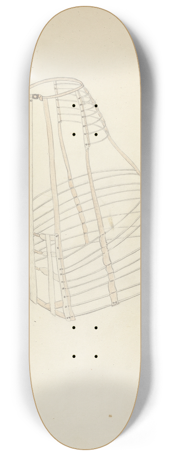 Jean Gordon - Hoop 8.25 inch art skate deck