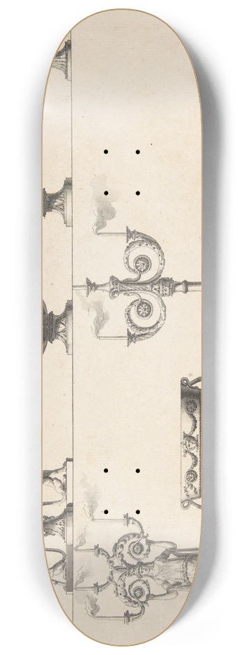 Jean Guillaume Moitte - Designs for Silver 8.25 inch art skate deck