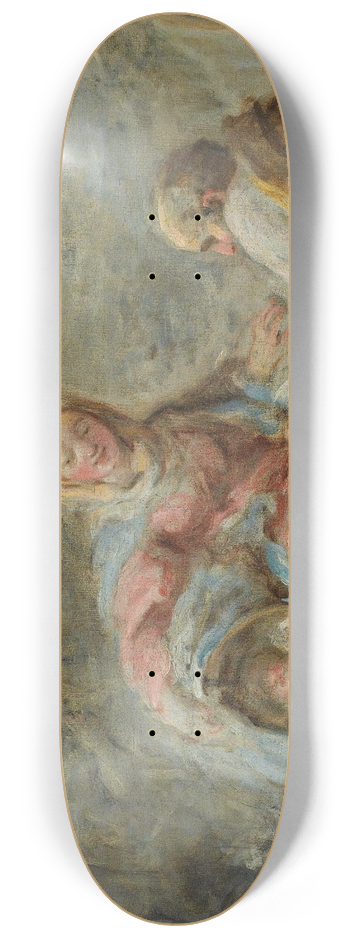Jean-Honor Fragonard - The Rest On The Flight Into Egypt 8.25 inch art skate deck