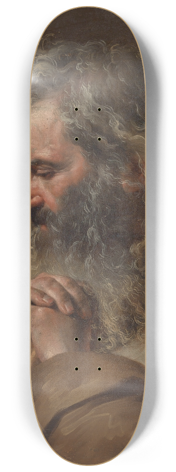 Jean-Jacques de Boissieu - A Male Saint 8.25 inch art skate deck