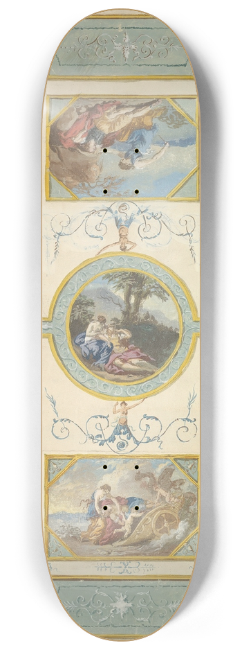 Jean-Jacques Lagrene - Study for a Ceiling 8.25 inch art skate deck