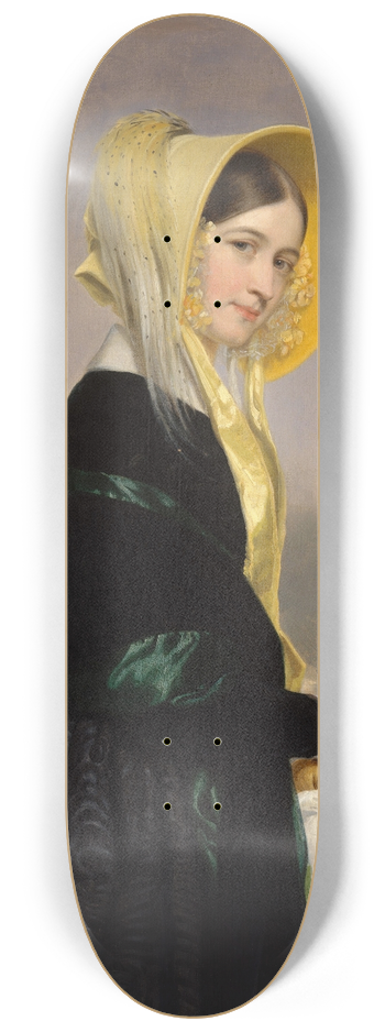 George Peter Alexander Healy - Euphemia White Van Rensselaer 8.25 inch art skate deck