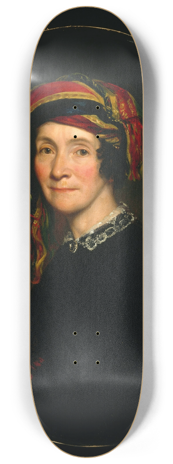 George Peter Alexander Healy - Portrait of Mrs. Jonathan Russell (Lydia Smith, 17861859) 8.25 inch art skate deck