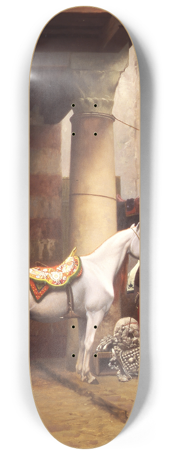 Jean-Lon Grme - The Saddle Bazaar, Cairo 8.25 inch art skate deck