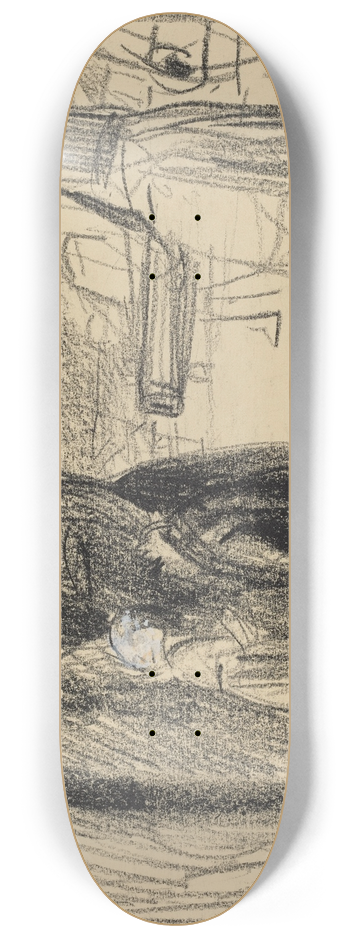 Jean-Louis Forain - Les notables 8.25 inch art skate deck