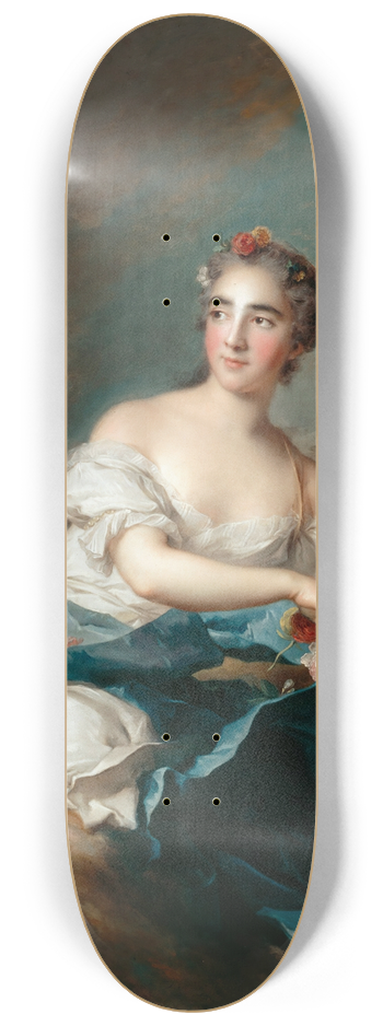 Jean-Marc Nattier - The Countess de Brac as Aurora 8.25 inch art skate deck