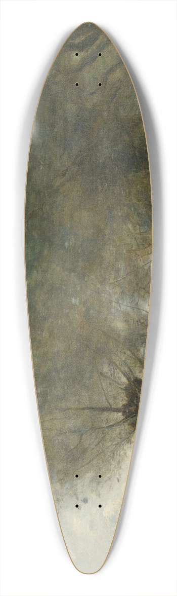 Jean-Baptiste-Camille Corot - Les Saules  La Pointe De Lile 39.3 inch art pintail longboard deck