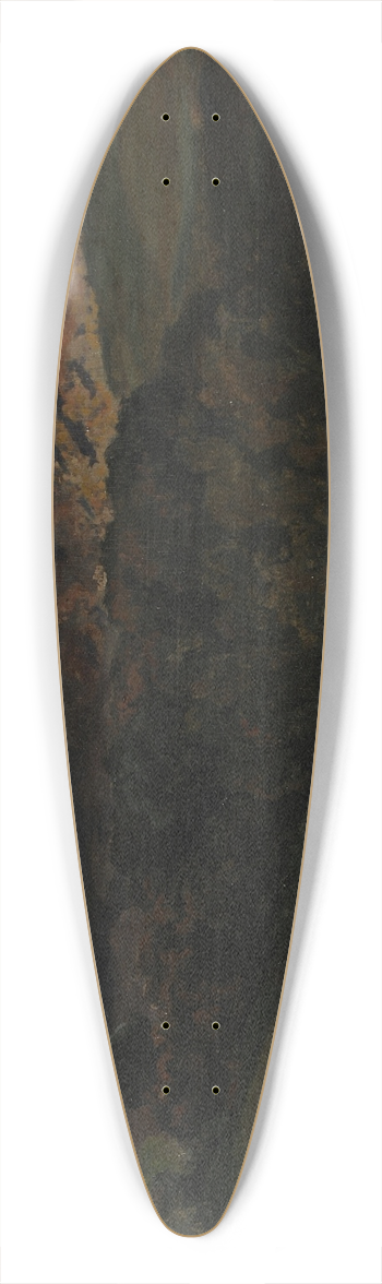 Jean-Baptiste-Camille Corot - Monte-Cavo 39.3 inch art pintail longboard deck