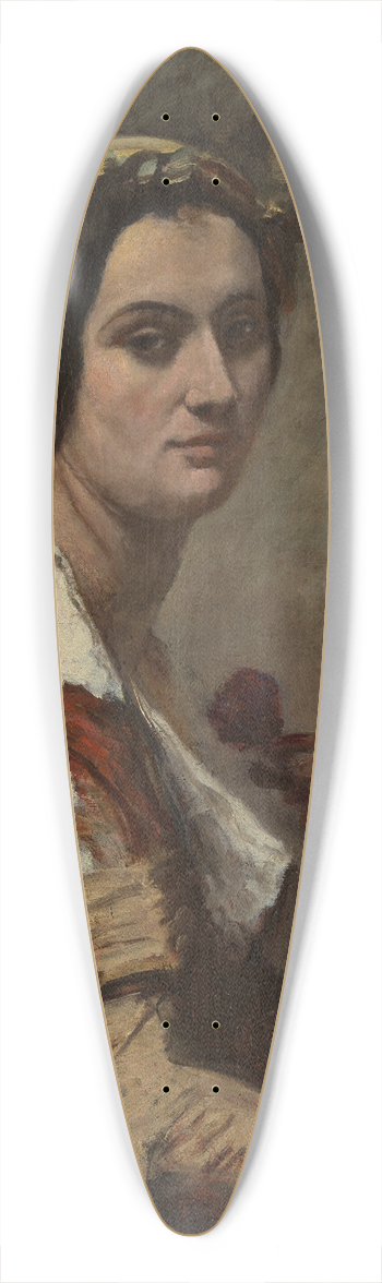 Jean-Baptiste-Camille Corot - Sibylle 39.3 inch art pintail longboard deck
