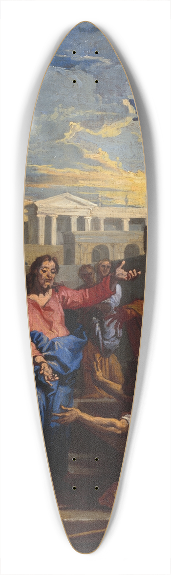 Jean-Baptiste Corneille - Le Christ et le centurion 39.3 inch art pintail longboard deck