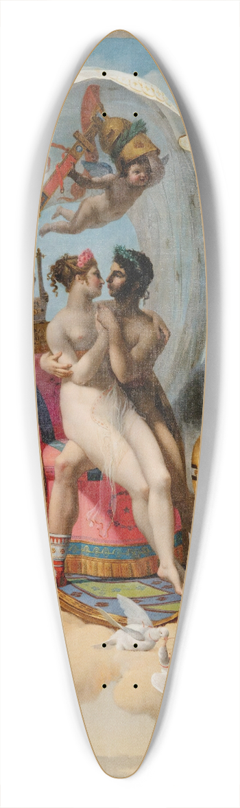 Jean Baptiste Debret - The Four Seasons-Spring 39.3 inch art pintail longboard deck