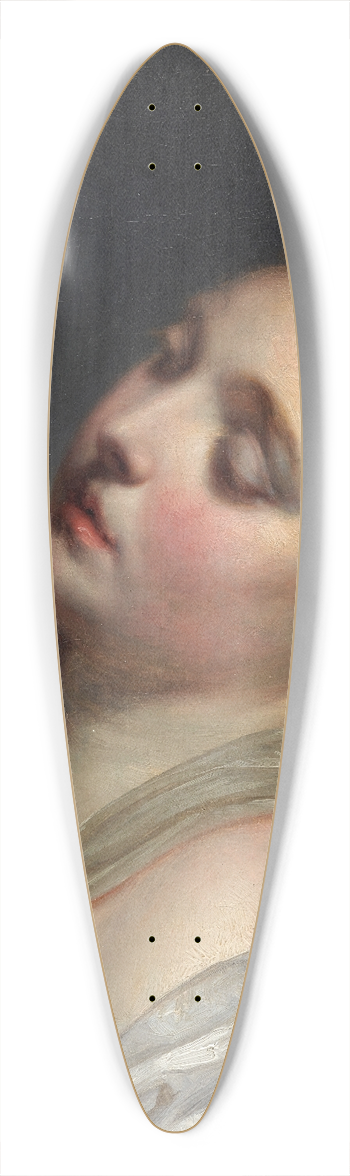 Jean-Baptiste Greuze - The Dreamer 39.3 inch art pintail longboard deck