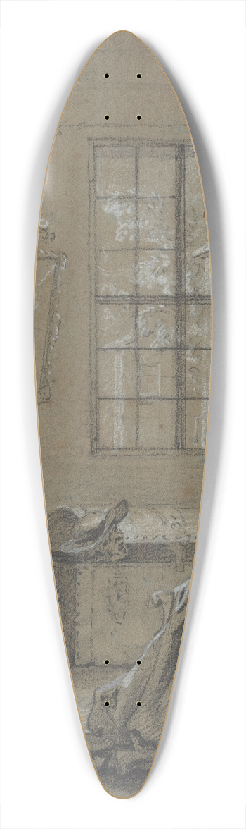 Jean-Baptiste Oudry - Ragotin dans le coffre 39.3 inch art pintail longboard deck