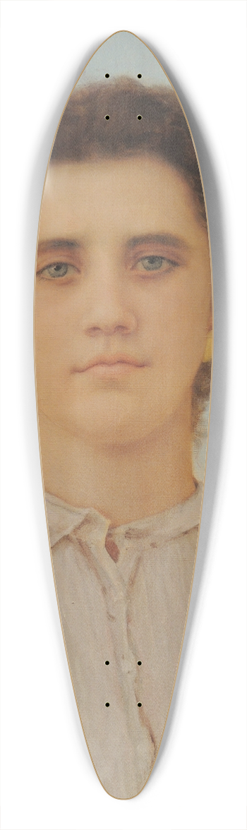 Jean Benner - Jeune fille de Capri 39.3 inch art pintail longboard deck