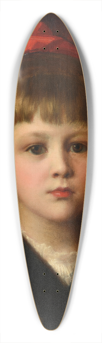 Jean Benner - Portrait de fillette 39.3 inch art pintail longboard deck
