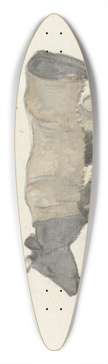 Jean Bernard - Staande koe met deken, naar links 39.3 inch art pintail longboard deck