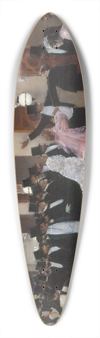 Jean Braud - Altercation dans les couloirs de lOpra 39.3 inch art pintail longboard deck