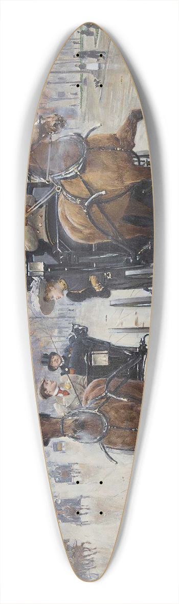 Jean Braud - Rond-Point des Champs-lyses 39.3 inch art pintail longboard deck
