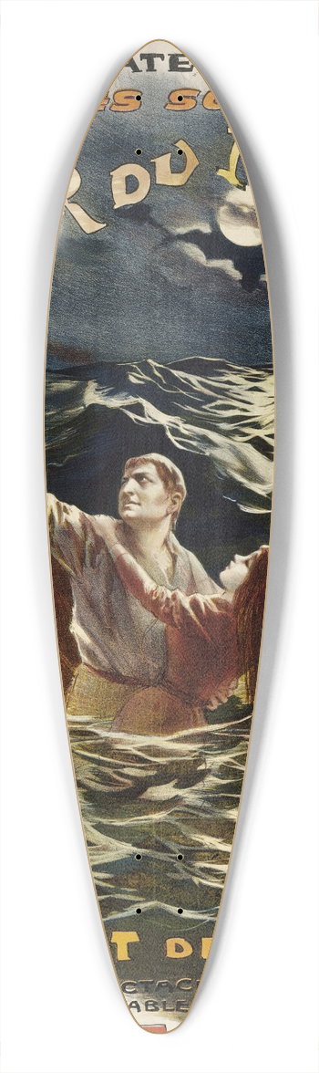 Jean de Paleologue - Le Tour Du Monde Dun Enfant De Paris 39.3 inch art pintail longboard deck