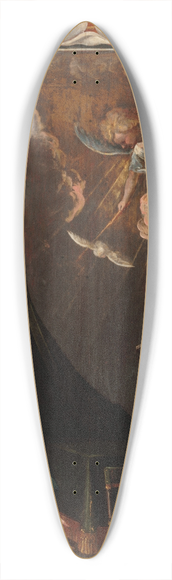 Jean de Saint-Igny - LAnnonciation 39.3 inch art pintail longboard deck