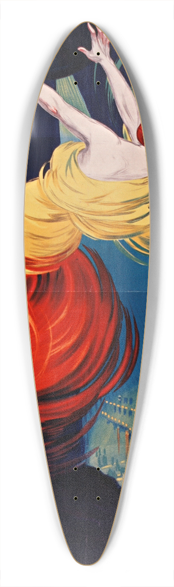 Jean d'Ylen - Danse de Moscou 39.3 inch art pintail longboard deck