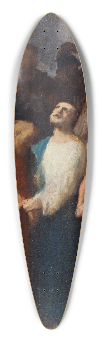 Jean-Franois Brmond - Martyre de Saint-Jacques 39.3 inch art pintail longboard deck
